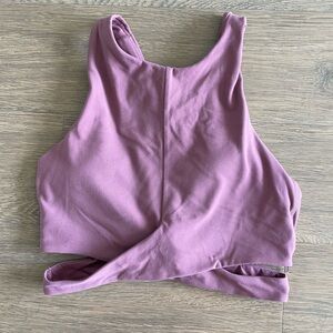 Athleta Cropped Tank (Mauve)